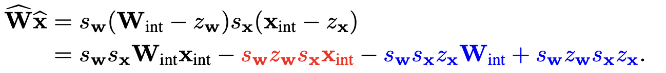 MAC with quantization